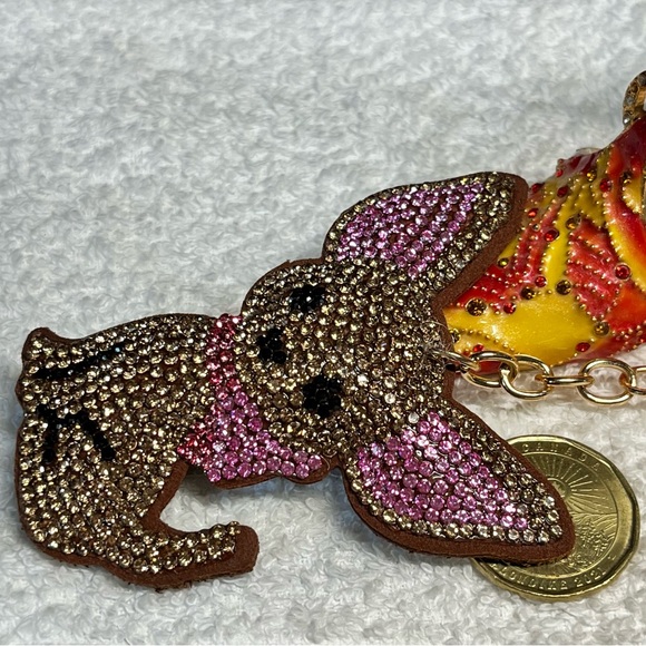 Chihuahua glitter keychain purse bling - Picture 3 of 10